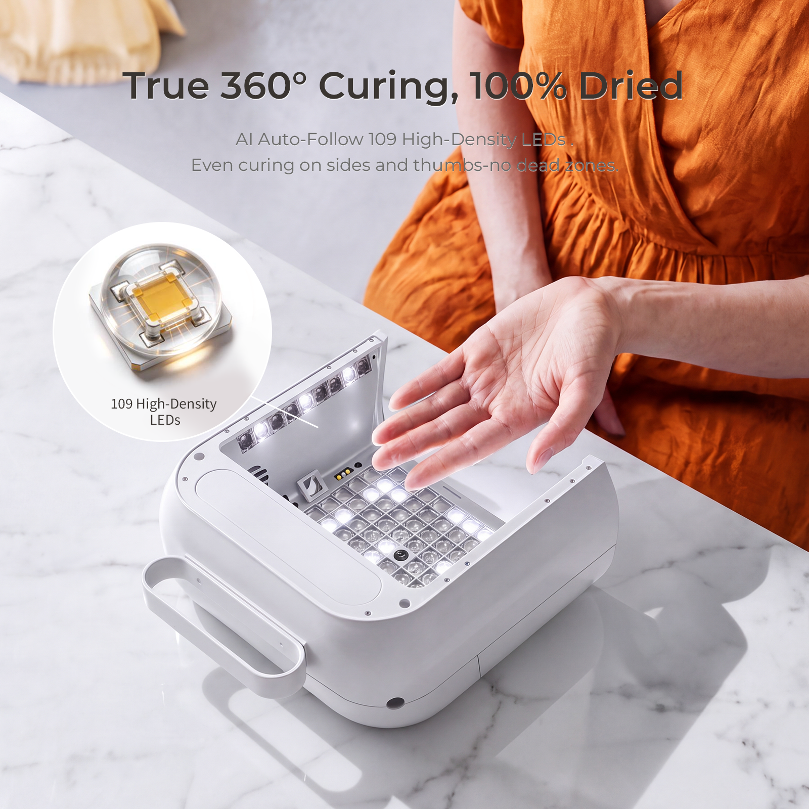 ONAIL 1 PRO MAX-Rechargeable AI Nail Lamp