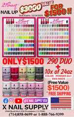 BLACK FRIDAY. $3000 VALUE FOR $1500. 21 SWEET 290DUO + FREE 10x of 24OZ COLOR POWDER 2IN1 NO-RUN, EMA-MSDS. WHOLE DEAL WAS $3000 - NOW SAVE 50% OFF - BUY NOW FOR ONLY $1500
