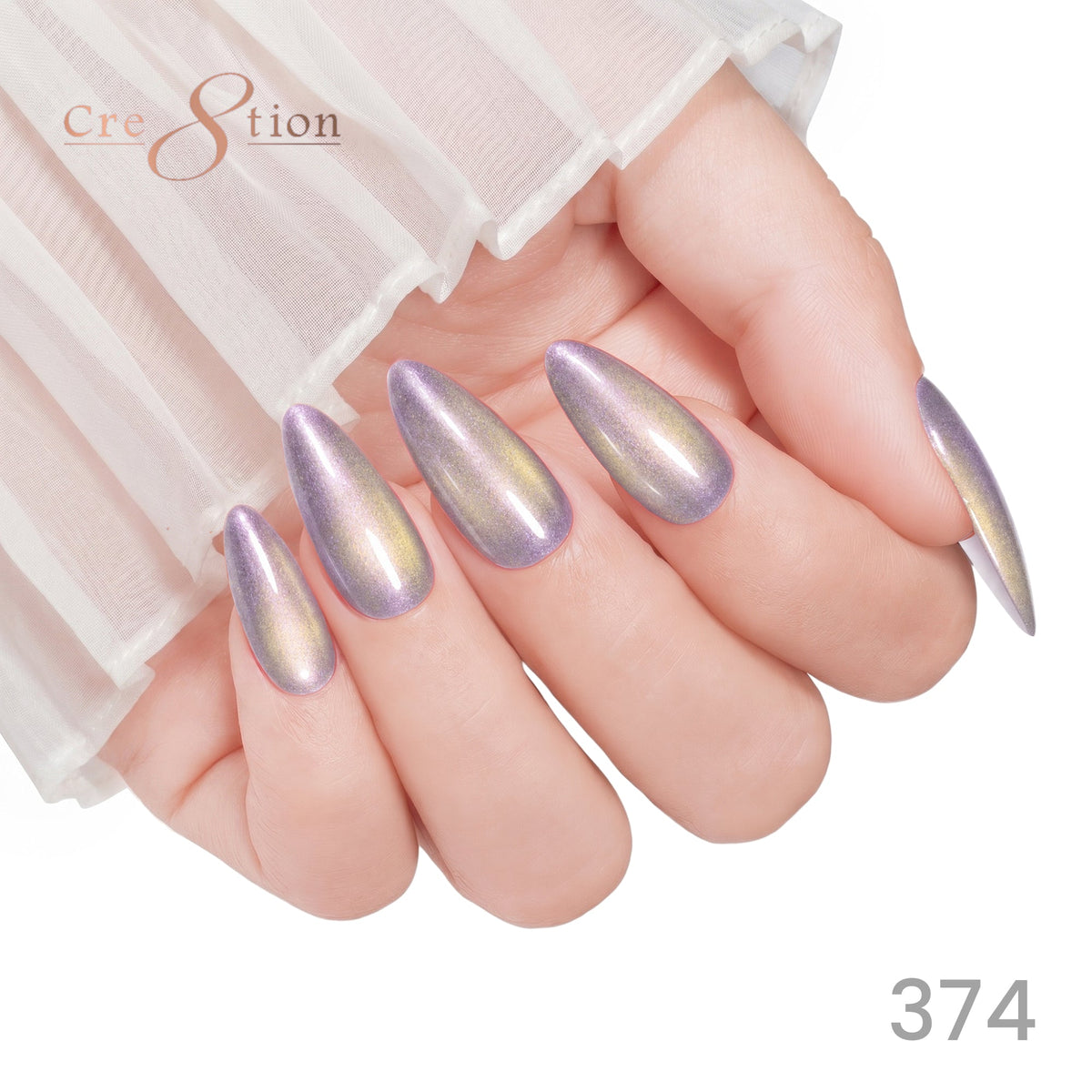 Cre8tion Cat Eye Soak Off Gel 0.5oz 374