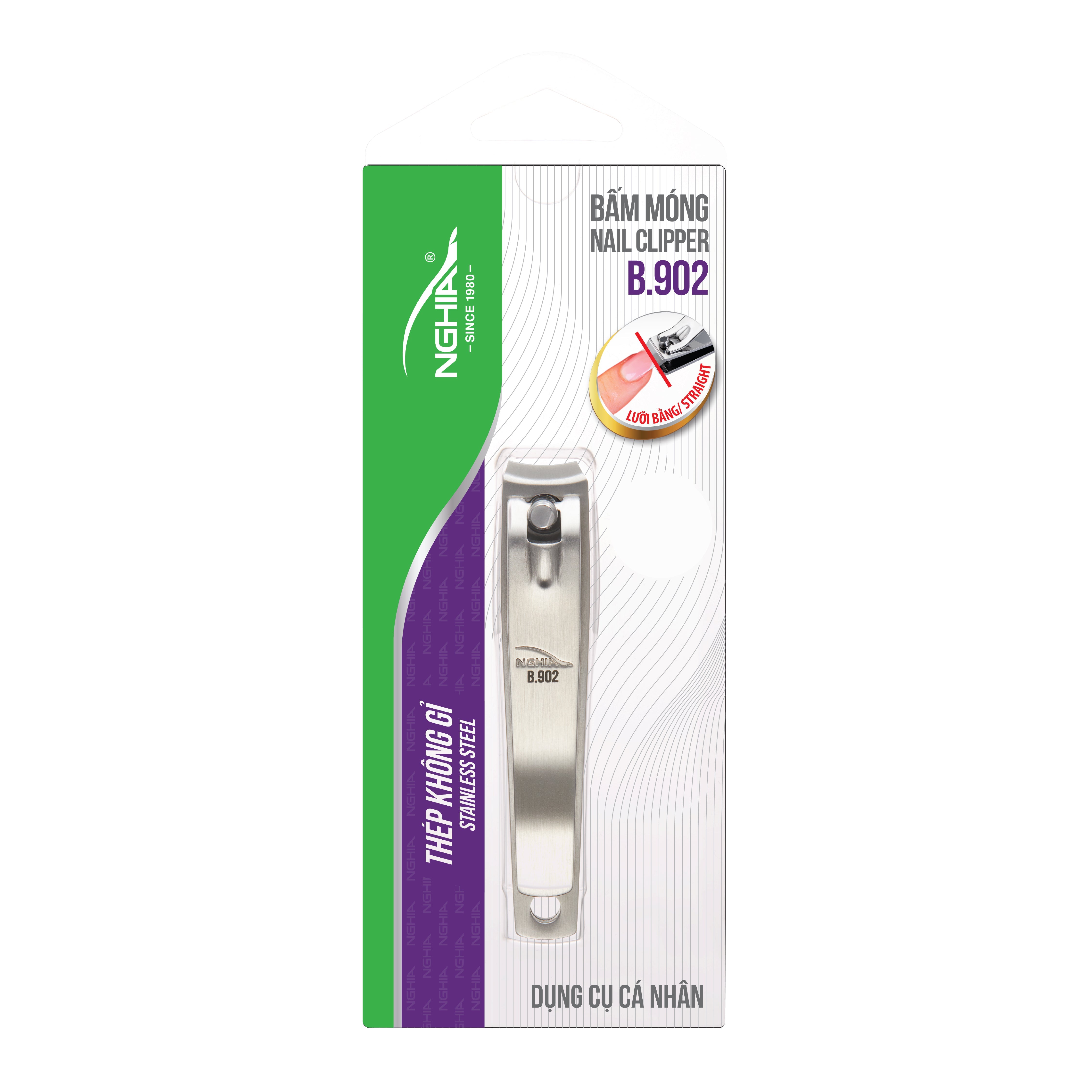 NGHIA Curve Eyebrow Scissors - KM-601 (Stainless Steel)