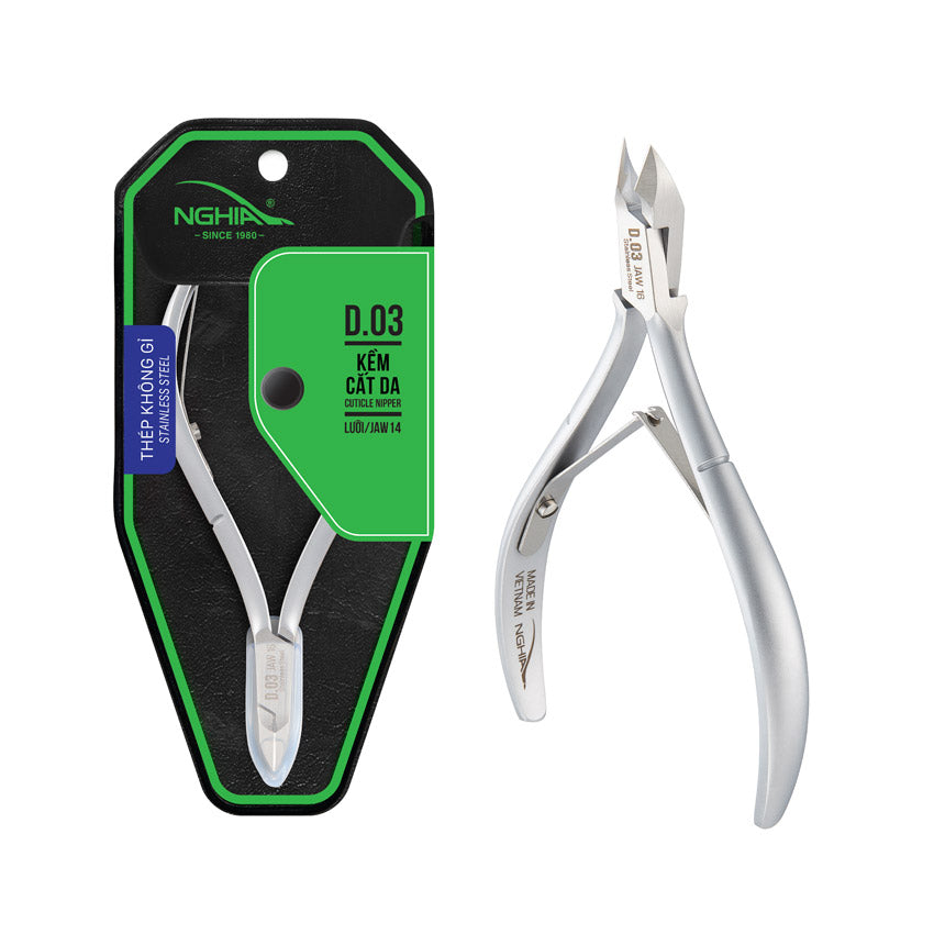 NGHIA EXPORT Cuticle Scissors - KD-703 (Stainless Steel)