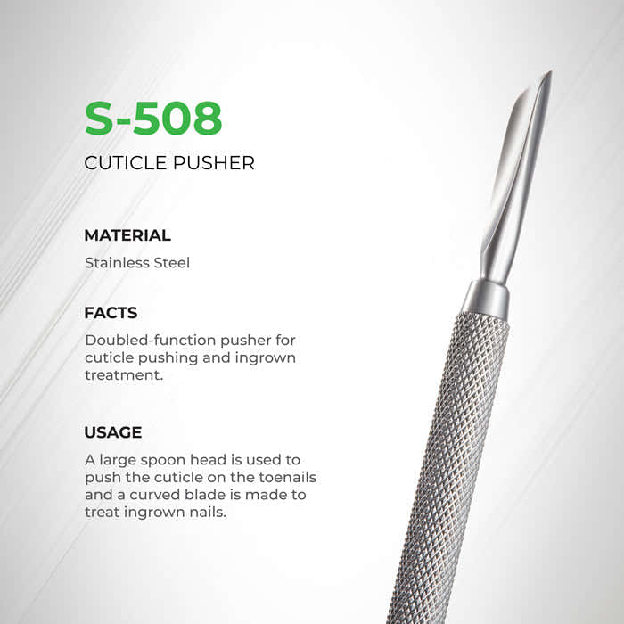 NGHIA Cuticle Pusher - S-508 (Stainless Steel)