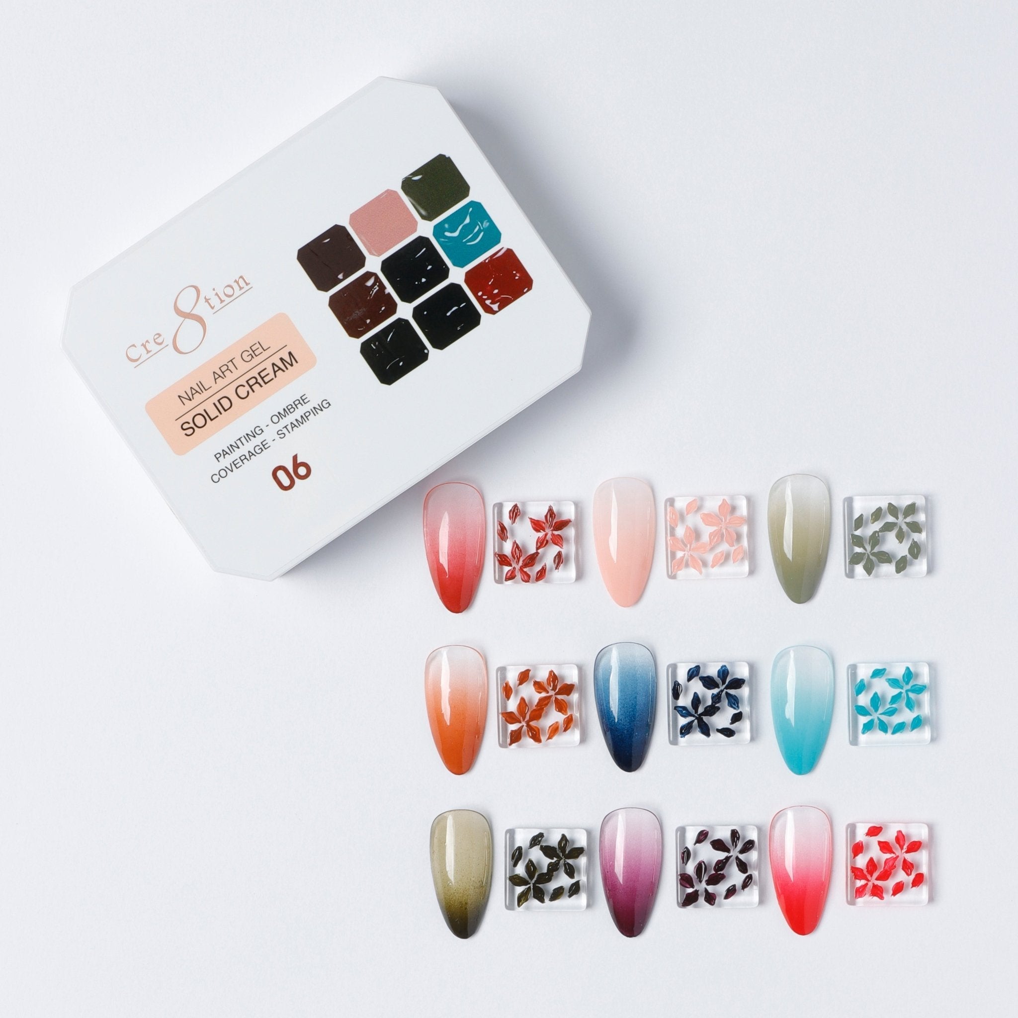 Cre8tion Nail Art Gel - Solid Cream - 06