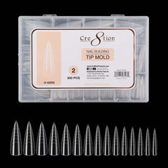 Cre8tion Nail Building Tip Mold 02 300pcs